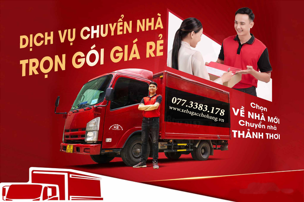 Xe ba gác chở hàng thuê quận Bình Thạnh uy tín, giá rẻ